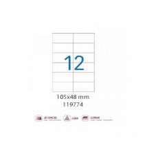 Lot De 5 Boîtes 1200 Étiquettes N°12 Etibox Apli 119774 - Surdiscount