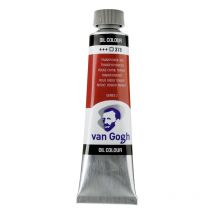 Peinture À L'Huile - Rouge Oxyde Transparent - 378 - A L'Huile De Carthame - Van Gogh - 40ml