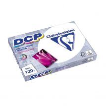 Lot De 5 Ramettes De 250 Feuilles De Papier 120g A4 Certifié Fsc Blanc Clairefontaine - Clairefontaine