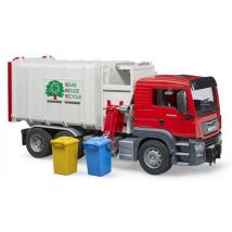 Camion Poubelle Avec Chargement Lateral Man Tgs - Bruder - 03761 - Recyclage - Bruder