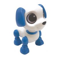 Power Puppy Mini - Chien Robot Avec Effets Lumineux Et Sonores, Contrôle Par Claquement De Main, Répétition - Lexibook