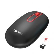 Souris Sans Fil Rechargeable Ultra-silencieuse 4 Boutons Haute Précision Noir Yonis - Yonis
