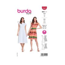 Patron Burda 5901 - Robes Romantiques Avec Touche Vintage Du 34 Au 44 (fr) Taille N°fr 34-44