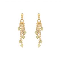 Boucles D'Oreilles Elyssa En Pierres Péridot - SLOYA