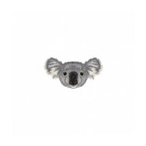 Ecussons Thermocollant Tête D'Animaux 3,5 X 3,5 Cm - Mediac Koala Multicolore