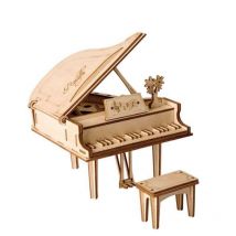 Puzzle 3d Bois | Piano À Queue - Robotime