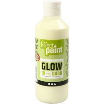 Peinture Phosphorescente - Jaune - 250 Ml - CC Hobby