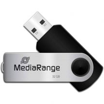 Clé Usb 2.0 De Mediarange - 32gb - Pack De 3 Clés - Noires - Mediarange