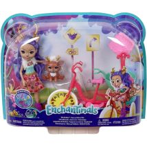Enchantimals Poupée Danessa Deer Avec Vélo Et Sprint - Figurine 15 Cm - Animal Biche - Mattel Gjx30