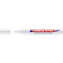 Marqueur Peinture 8750 Spécial Industrie Blanc 2-4 Mm - Edding