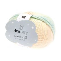 Fil À Tricoter Rico Rico Baby Dream Lux Touch - Rico Design 020 Pastel