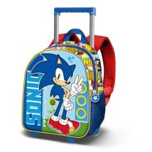 Sonic The Hedgehog - Sac À Dos À Roulettes 3d Unstoppable Blue Small - K KARACTERMANIA