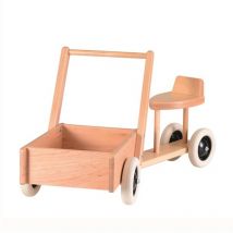 Porteur Bébé Avec Chariot À Pousser En Bois Fabriqué En Europe - Egmont Toys