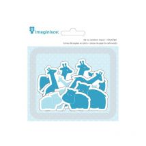 Formes Découpées En Carton Hippopotame Et Girafe - American Crafts