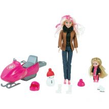 Poupée Mannequin Stéphanie Scooter Des Neiges - Wdk Groupe Partner - Wdk Groupe Partner