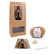 Kit Crochet Gilet Bouda Naturel 34/36 - Phildar