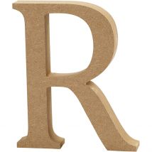 Lettre, R, H : 13 Cm, Ép. 2 Cm, 1 Pièce - CC Hobby