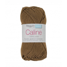 Pelote De Coton Caline - Trimits : Coton Mercerisé 100% Pour Des Créations Douces Et Brillantes - Ppsc 159 Marron