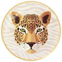 6 Assiettes Savane - Recyclable - Annikids