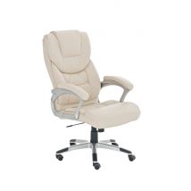 Chaise De Bureau Texas Crème - Ovegna