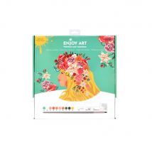 Enjoy Art - Peinture Par Numéros 30x30cm Sylvia - Enjoy Art