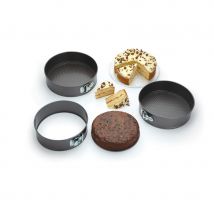 3 Moules À Charnière (22, 24 Et 26 Cm) - Métal - KITCHEN CRAFT