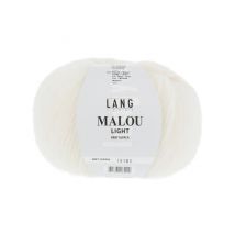 Pelote D'Alpaga Et Laine Malou Light - Lang Yarns 94 Blanc - Lang Yarns