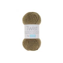Pelote À Tricoter Twist - 100gr - Trimits 03 Marron/vert