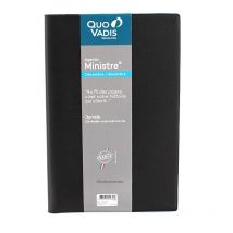 Agenda Semainier 2023 Impala Ministre - 16 X 24 Cm - Noir - Quo Vadis - Quovadis