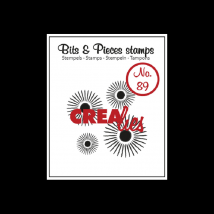 Tampon Transparent Crealies Bits & Pieces N°89 Soleil - Crealies