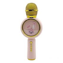Microphone Enfant Bluetooth Portable Rose Son Clair Et Effets Magiques Rose Yonis - Yonis