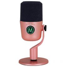 Microphone Usb Gaming Réduction De Bruit Plug And Play Pour Streaming Et Podcast Rose Yonis - Yonis