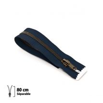 Fermeture Éclair Z19 - Laiton Séparable 6mm - 80 Cm - Eclair Prym