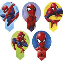 20 Décorations À Cupcakes Spiderman - Azyme - Dekora