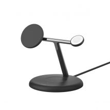 Belkin Station De Charge 3-en-1 Magsafe Qi2 15w Pour Iphone / Airpods / Apple Watch Noir / Argent