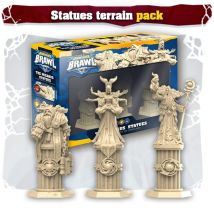 Super Fantasy Brawl - Statues De Sorciers - Mythic Games