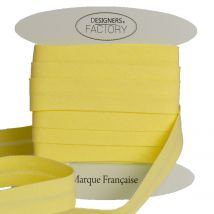 Biais Coton Jaune 18mm Par 5 Mètres – Designers-factory - Designers-factory