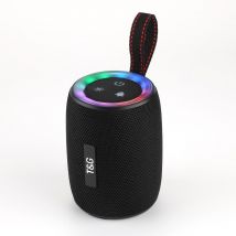 Enceinte Bluetooth Portable Sans Fil Extérieur Rouge Avec Lumières Led Noir Yonis - Yonis