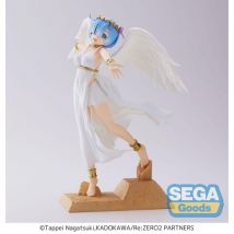 Re:zero Starting Life In Another World - Statuette Luminasta Rem Seraph 21 Cm - Sega