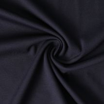 Tissu Jersey Viscose Épais Lillia Sur Fond Bleu Marine - Au Mètre - Craftine