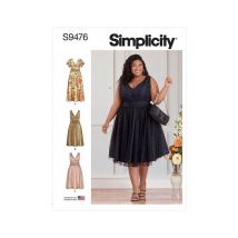 Patron Simplicity 9476 - Robe Pour Femmes Taille N°fr 52-56