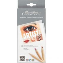 Crayons De Couleur - 12 Teintes Peaux - Très Pigmentés - Cretacolor Studio Faces