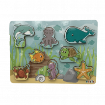 Puzzle 8 Pièces - Animaux Marins