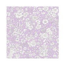 Tissu Coton Liberty Patch Emily Belle 402lilas Vendu Au Mètre - Liberty Fabric