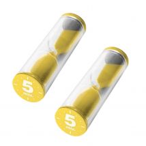 2 Sablier Jaune 5 Minutes - Youdoit