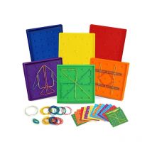 6 Geo Boards - Jouet Créatif Et Éducatif - Edx