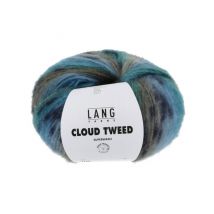 Pelote De Laine À Tricoter Cloud Tweed - 100gr - Lang Yarns 0007 Bleu