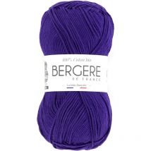 Pelote De Laine - Glycine - 100% Coton Bio - 3mm - Tricot Et Crochet - Bergère De France - Bergere de France