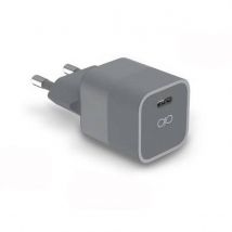Force Power Chargeur Secteur Usb C Pd 30w Power Delivery Gan Gris