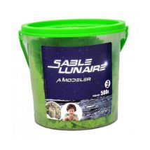 Sable Lunaire/moon Sand À Modeler Vert 500g Vert - Distrifil